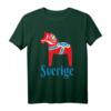 Sverige Schweden Dala Pferd Dalapferd T-Shirt - Traditionelles schwedisches Design als Souvenir und Geschenk