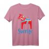 Sverige Schweden Dala Pferd Dalapferd T-Shirt - Traditionelles schwedisches Design als Souvenir und Geschenk