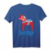Sverige Schweden Dala Pferd Dalapferd T-Shirt - Traditionelles schwedisches Design als Souvenir und Geschenk