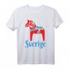 Sverige Schweden Dala Pferd Dalapferd T-Shirt - Traditionelles schwedisches Design als Souvenir und Geschenk