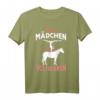 Echte Mädchen Voltigieren T-Shirt – Supporter-Shirt für Reiterinnen, Pferdeliebhaberinnen & Turnierfans, Perfektes Geschenk zu Weihnachten & Geburtstag