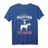 Echte Mädchen Voltigieren T-Shirt – Supporter-Shirt für Reiterinnen, Pferdeliebhaberinnen & Turnierfans, Perfektes Geschenk zu Weihnachten & Geburtstag
