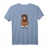 Süßes Baby Chibi Kawaii Tier braunes Pferd T-Shirt - Niedliches Tiermotiv für Kinder und Tierliebhaber