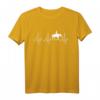 Westernreiten Reiter Herzschlag Fun T-Shirt - Humorvolles EKG Motiv für Kinder, Männer & Frauen als Geschenk für Reitsportfans