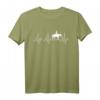 Westernreiten Reiter Herzschlag Fun T-Shirt - Humorvolles EKG Motiv für Kinder, Männer & Frauen als Geschenk für Reitsportfans
