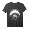 Cooles Pferdepfleger Pferdewirt Pferdewirtin Frauen T-Shirt mit Berge-Design – Perfektes Geschenk für Pferdewirtinnen und Pferdefreundinnen