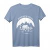 Cooles Pferdepfleger Pferdewirt Pferdewirtin Frauen T-Shirt mit Berge-Design – Perfektes Geschenk für Pferdewirtinnen und Pferdefreundinnen
