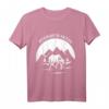 Cooles Pferdepfleger Pferdewirt Pferdewirtin Frauen T-Shirt mit Berge-Design – Perfektes Geschenk für Pferdewirtinnen und Pferdefreundinnen