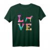 Bunte Pharao Hund Liebe-r Dad Mama T-Shirt – Lustiges Geschenk für Hundeliebhaber zu Muttertag, Geburtstag & Weihnachten