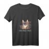 Damen Pixiebob Katze I Do What I Want Retro USA Lustiges Katze T-Shirt mit V-Ausschnitt – Perfekt für den 4. Juli, Patriotismus & Tierliebhaber