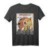 Dogezilla T-Shirt | Lustiges Doge Meme Shiba Inu Hund Shirt für Hunde- und Meme-Fans, Halloween und Geschenkideen
