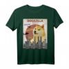Dogezilla T-Shirt | Lustiges Doge Meme Shiba Inu Hund Shirt für Hunde- und Meme-Fans, Halloween und Geschenkideen