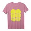 Lustiges Schildkrötenkostüm T-Shirt für Karneval & Halloween - Verkleidung mit Sixpack-Design für Kinder und Erwachsene