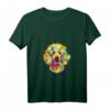 Damen Pop Art Pudel süßer Welpenliebhaber V-Ausschnitt T-Shirt – Perfektes Geschenk für Hundebesitzer, Mädchen, Frauen & Hundeliebhaber