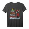 Weihnachtsmann-Mütze mit portugiesischem Wasserhund T-Shirt – Festliche Hundebekleidung für Weihnachten und Hundeliebhaber