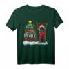 Weihnachtsmann-Mütze mit portugiesischem Wasserhund T-Shirt – Festliche Hundebekleidung für Weihnachten und Hundeliebhaber