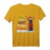Weihnachtsmann-Mütze mit portugiesischem Wasserhund T-Shirt – Festliche Hundebekleidung für Weihnachten und Hundeliebhaber