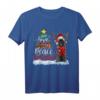 Weihnachtsmann-Mütze mit portugiesischem Wasserhund T-Shirt – Festliche Hundebekleidung für Weihnachten und Hundeliebhaber
