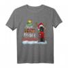 Weihnachtsmann-Mütze mit portugiesischem Wasserhund T-Shirt – Festliche Hundebekleidung für Weihnachten und Hundeliebhaber