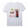 Weihnachtsmann-Mütze mit portugiesischem Wasserhund T-Shirt – Festliche Hundebekleidung für Weihnachten und Hundeliebhaber
