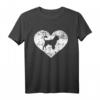 Portugiesischer Wasserhund Herz T-Shirt – Klassisch geschnittenes Geschenk für Hundeliebhaber & Wasserhund-Fans