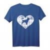 Portugiesischer Wasserhund Herz T-Shirt – Klassisch geschnittenes Geschenk für Hundeliebhaber & Wasserhund-Fans