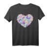 Pudel Hund Herz Mosaik Dog Lover T-Shirt – Lustiges Geschenk für Hundeliebhaber, Pudel Fans & Tierfreunde