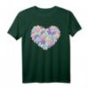 Pudel Hund Herz Mosaik Dog Lover T-Shirt – Lustiges Geschenk für Hundeliebhaber, Pudel Fans & Tierfreunde