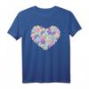 Pudel Hund Herz Mosaik Dog Lover T-Shirt – Lustiges Geschenk für Hundeliebhaber, Pudel Fans & Tierfreunde