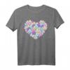 Pudel Hund Herz Mosaik Dog Lover T-Shirt – Lustiges Geschenk für Hundeliebhaber, Pudel Fans & Tierfreunde