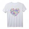 Pudel Hund Herz Mosaik Dog Lover T-Shirt – Lustiges Geschenk für Hundeliebhaber, Pudel Fans & Tierfreunde
