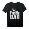 Pudel Papa Pudel T-Shirt – Perfektes Geschenk für Hundeliebhaber, Tierfreunde & Pudel Fans zu Weihnachten & Geburtstag