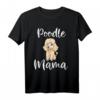Pudel Mama T-Shirt lustig - Niedliches Vintage Pudel-Accessoire für Pudelmütter & Hundeliebhaberinnen