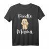 Pudel Mama T-Shirt lustig - Niedliches Vintage Pudel-Accessoire für Pudelmütter & Hundeliebhaberinnen