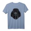 Schwarzes Pudel-Hundegesicht T-Shirt – Lustiges Hundedesign für Tierliebhaber und Hundeliebhaber mit Humor
