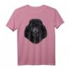 Schwarzes Pudel-Hundegesicht T-Shirt – Lustiges Hundedesign für Tierliebhaber und Hundeliebhaber mit Humor