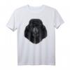 Schwarzes Pudel-Hundegesicht T-Shirt – Lustiges Hundedesign für Tierliebhaber und Hundeliebhaber mit Humor