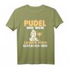 Pudel und Wein T-Shirt für Hundeliebhaber – Perfekt für Hundebesitzer mit Lang- oder Kurzhaarpudel