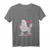 Vintage Pudel T-Shirt für Damen - Glückliches Pudel-Motiv, ideales Geschenk zu Weihnachten, Muttertag & Geburtstag für Hundeliebhaberinnen