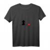 Damen T-Shirt 'Dein Herz schlägt für Pudel' mit V-Ausschnitt – Perfekt als Gassi-Outfit & Geschenk für Pudelfreunde von Fräulein Wolke