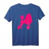 Pink Pudel T-Shirt für Hundebesitzer – Klassisch geschnitten, doppelt genähter Saum, ideal für Hundeliebhaber