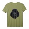 Schwarzes Pudel-Hundegesicht T-Shirt - Lustiges Design für Hundeliebhaber & Tierfreunde