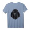 Schwarzes Pudel-Hundegesicht T-Shirt - Lustiges Design für Hundeliebhaber & Tierfreunde