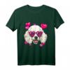Pudel Valentine Shirt mit Hundegesicht und Herz – Perfektes Geschenk für Pudelliebhaber, Hundebesitzer und Tierfreunde zum Valentinstag
