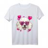 Pudel Valentine Shirt mit Hundegesicht und Herz – Perfektes Geschenk für Pudelliebhaber, Hundebesitzer und Tierfreunde zum Valentinstag