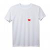 Weißer Pudel / Doodle auf EKG-Linie - Herzfrequenz T-Shirt für Pudel- und Doodle-Liebhaber, Gassi-Outfit & Geschenkidee