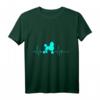 Hundebesitzer Geschenkidee - Hunde EKG Herzschlag Pudel T-Shirt für Tierliebhaber zum Weihnachten & Geburtstag
