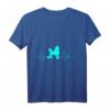 Hundebesitzer Geschenkidee - Hunde EKG Herzschlag Pudel T-Shirt für Tierliebhaber zum Weihnachten & Geburtstag