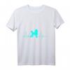 Hundebesitzer Geschenkidee - Hunde EKG Herzschlag Pudel T-Shirt für Tierliebhaber zum Weihnachten & Geburtstag
