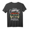 Campen Hund Wohnmobil Ich Liebe Camping Pudel Vintage T-Shirt – Lustiges Camping-Shirt für Hundeliebhaber im Sommerurlaub